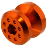 Aufnahmehülse Einzeln JMP Bolt M8 Alu orange passend für: Kawasaki Z, ZX - 6R, ZX - 10R