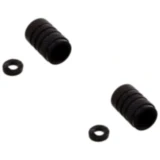 Ventilkappe Satz Inhalt 2 Alu schwarz passend für: Honda CB, CBR, CRF, Kawasaki Z, KX, VN