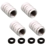 Ventilkappe Satz Inhalt 4 Alu silber passend für: Yamaha YFM, YFZ, YFS