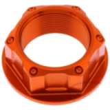 Mutter Lenkkopf JMP Bolt M24X1MM Alu orange passend für: Honda CB, VT, CBR