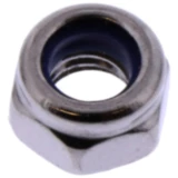 Mutter selbstsichernd M5X0.8 mm Edelstahl V4A für Motorräder