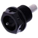 Ölablassschraube magnetisch JMP Bolt M14X1. 25 mm 12 mm Alu Racing schwarz passend für: Suzuki AN, UH, DR