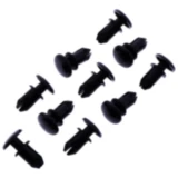 Kunststoffspreiznieten schwarz Tourmax Inhalt 10 Stück passend für: Kawasaki Z, ZX - 12R, ZX - 6R