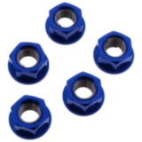 Mutter Kettenrad Satz JMP Bolt M10 x 1. 25 mm Alu Racing blau passend für: Ducati Scrambler, Monster, Hypermotard
