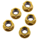 Mutter Kettenrad Satz JMP Bolt M10 x 1. 25 mm Alu Racing gold passend für: Ducati Scrambler, Monster, Hypermotard