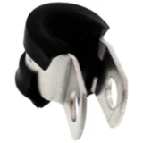 Halter Bremsschlauch JMP Bolt 6 mm Alu silber passend für: Honda CBR, CB, VT