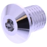 Abdeckschraube für den Spiegel Daytona M10 x 1,25 mm 11 mm silber links