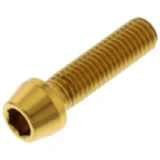 Schraube konisch M8X1.25mm Edelstahl V4A gold