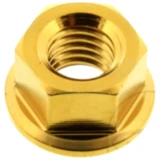Mutter Kettenrad JMP Bolt M8X1. 25 mm Edelstahl V4A gold passend für: Honda CRF, CR, XR