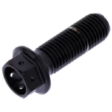 Sechskantschraube M10 x 1.25 30 mm Edelstahl V4A Racing schwarz