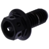 Sechskantschraube M6X1 mm 12 mm Edelstahl V4A Racing schwarz