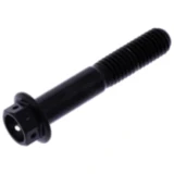 Sechskantschraube M8X1.25 45 mm Edelstahl V4A Racing schwarz