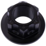 Mutter Achse M16X1. 5 mm Edelstahl V4A schwarz passend für: Triumph Tiger, Bonneville, Street Triple