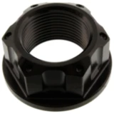 Mutter Achse M24X1. 5 mm Edelstahl V4A schwarz passend für: BMW S, HP4