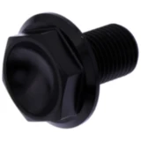 Schraube Achse M14X1. 5 mm 22 mm Edelstahl V4A schwarz passend für: Honda CBF, CB, VT