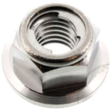 Bundmutter selbstsichernd M6X1.00 mm aus Titan