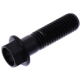 Schraube Sechskant M10 x 1.5 mm 35 mm Titan schwarz