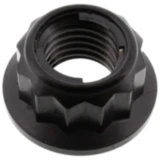 Bundmutter selbstsichernd JMP Bolt M10 x 1. 25 mm Titan schwarz passend für: Kawasaki Z, Ninja, ZZR 7755349