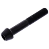 Kegelkopf-Schraube M10 x 1.25 mm 60 mm Titan schwarz