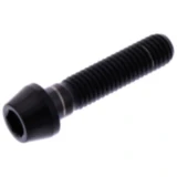 CONE HEAD BOLT M8X1.25MM 35MM BLACK TITANIUM
