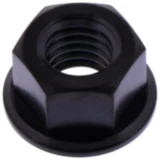 Mutter Kettenrad M8X1. 25 mm Titan schwarz passend für: Honda CRF, CR, XR