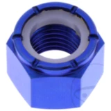 Mutter selbstsichernd M12X1.5 mm Titan blau
