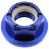 Bundmutter selbstsichernd JMP Bolt M10 x 1. 25 mm Titan blau passend für: Kawasaki Z, Ninja, ZZR