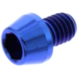 CONE HEAD BOLT M6X1.00MM 8MM TITAN BLUE