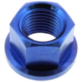 Mutter Kettenrad JMP Bolt M12 X 1. 25 mm Titan blau passend für: Honda CB, CBR, CBF