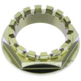 Achsmutter M33X1.25mm Titan gold für Motorräder