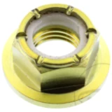 Bundmutter selbstsichernd JMP Bolt M10 x 1. 25 mm Titan gold passend für: Kawasaki Z, Ninja, ZZR