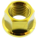 Mutter Kettenrad JMP Bolt M12X1. 5 mm Titan gold passend für: BMW S, HP4