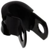 Halter Bremsschlauch JMP Bolt 5 mm Alu schwarz passend für: Honda CBR, CB, VT