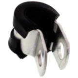 Halter Bremsschlauch JMP Bolt 5 mm Alu silber passend für: Honda CBR, CB, VT