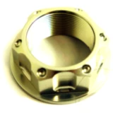 Mutter Lenkkopf JMP Bolt M24X1MM Alu silber passend für: Honda CB, VT, CBR