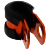 Halter Bremsschlauch JMP Bolt 6 mm Alu orange passend für: Honda CBR, CB, VT