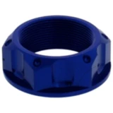Mutter Lenkkopf JMP Bolt M28X1MM Alu blau passend für: Kawasaki ZX - 10R, ZX - 6R, Z H2