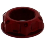 Mutter Lenkkopf JMP Bolt M22X1MM Alu rot passend für: Triumph Bonneville, Thunderbird, Rocket