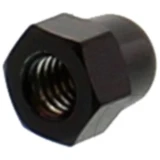 Hutmutter M6 Edelstahl V4A schwarz