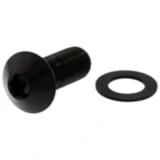 Linsenschraube M10 x 1.25 mm 25 mm schwarz