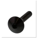 Linsenschraube M6X1.00 30mm Edelstahl V4A schwarz