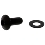 Linsenschraube M8X1.25 20 mm schwarz für Motorräder