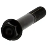 Sechskantschraube M10 x 1.25 mm 55 mm Edelstahl V4A schwarz