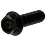 Schraube 6 Kant M8X1. 25 mm 25 mm Edelstahl V4A schwarz passend für: Aprilia Mojito, Scarabeo, Leonardo
