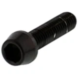 Innensechskantschraube konisch JMP Bolt M6X1 25 mm Edelstahl V4A schwarz