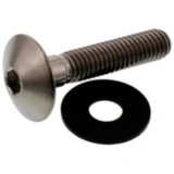 JMP DOME HEAD BOLT M6X1.00 30MM TITANIUM für Motorräder