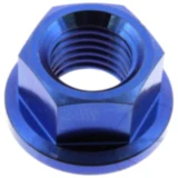 Mutter Kettenrad JMP Bolt M10 x 1. 25 mm Titan blau passend für: Kawasaki Z, Ninja, ZZR