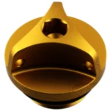 Öleinfüllschraube JMP Bolt M20X2. 5 mm Alu gold passend für: Honda CBR, CB, VT
