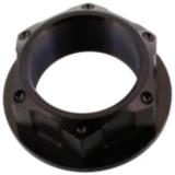 Mutter Lenkkopf M24X1MM Titan schwarz passend für: Honda CB, VT, CBR