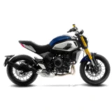 Schalldämpfer SBK Edelstahl LV - 10 Slip On Full black passend für: CFMOTO CL - X